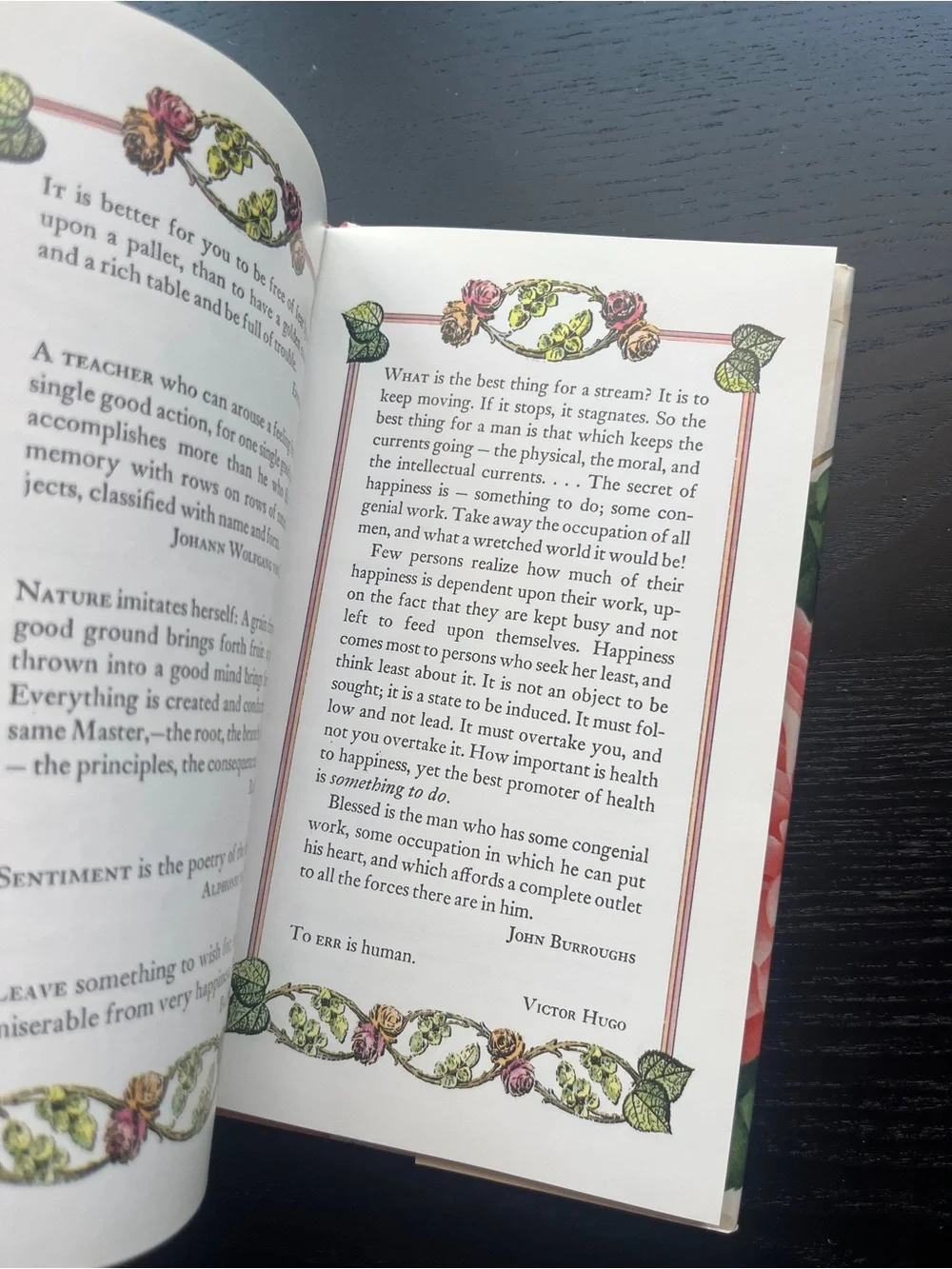 Peter Pauper Press Vintage Floral Hardcover Book The Understanding Heart